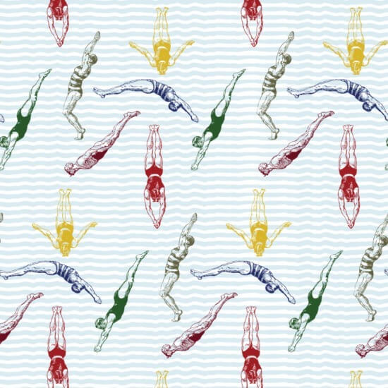 Divers Carta da parati Varsity