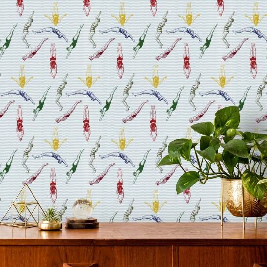 Sukeltajat Varsity Taustakuva