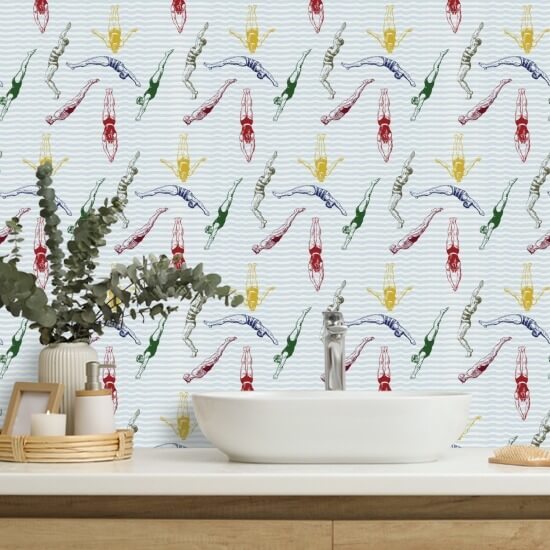 Dykkere Varsity Bakgrunn