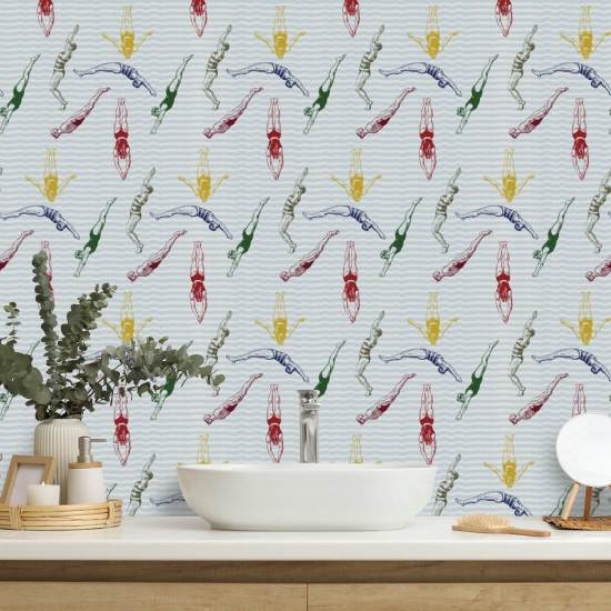 Duikers Varsity-achtergrond