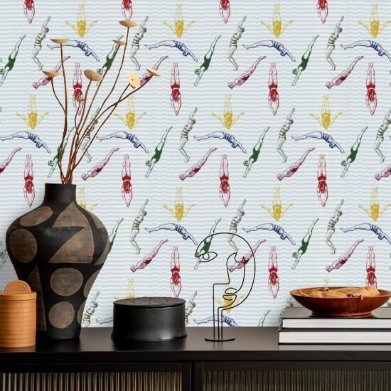 Divers Carta da parati Varsity