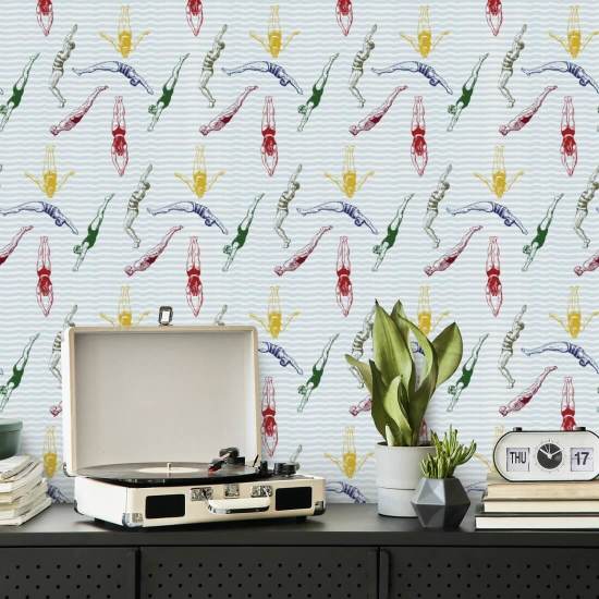 Divers Carta da parati Varsity