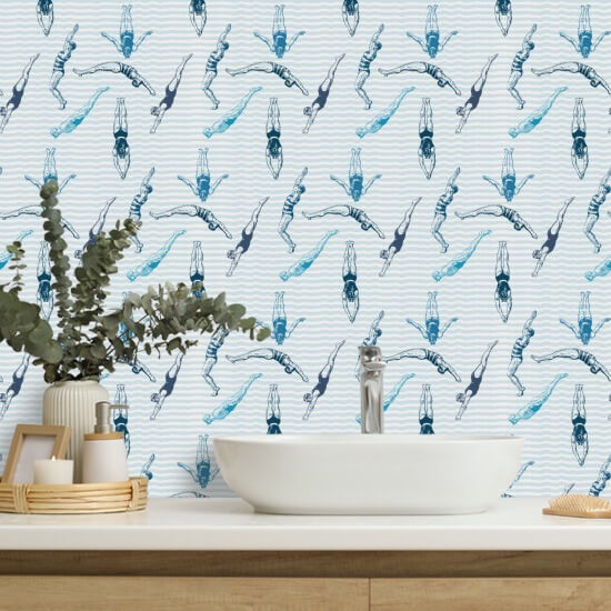 Mergulhadores Papel de parede The Blues