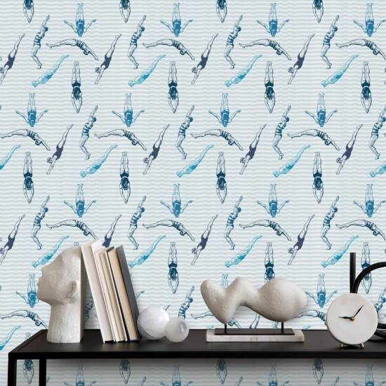 Dykkere The Blues Bakgrunn