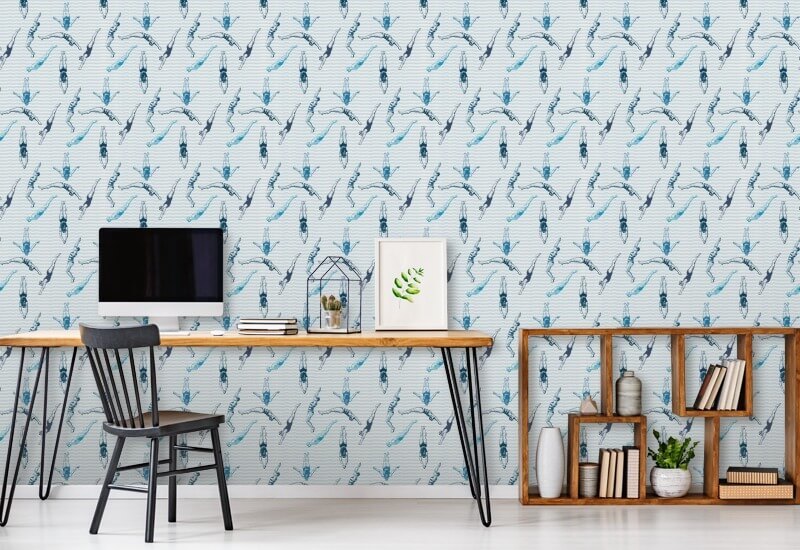 Sukeltajat Blues-taustakuva