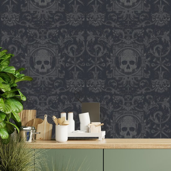 Kranieæske Sort tapet