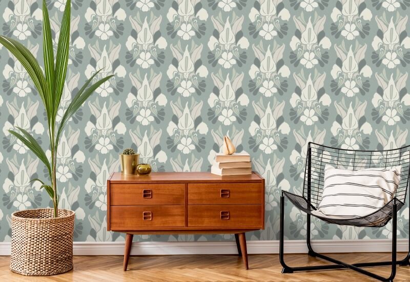 Lohikäärmekukka Tuhkansininen kukka taustakuva