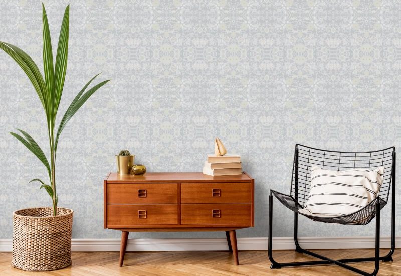 Papel de parede floral Daisy Chain 