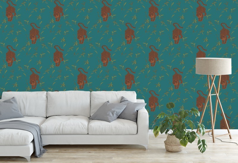 Stakking Tiger Juvel Bakgrunn