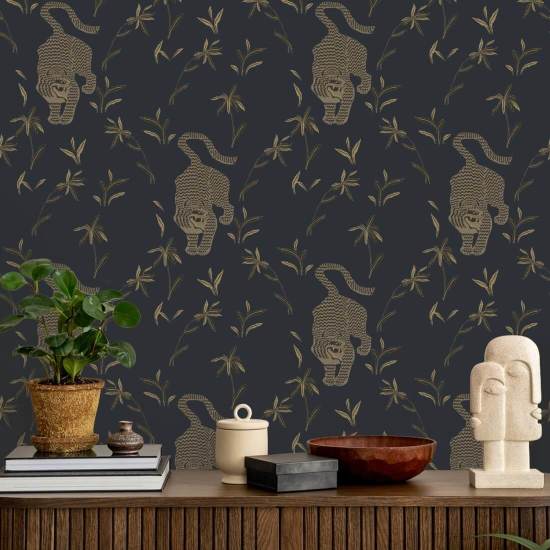 Stalkender Tiger Inkwell Hintergrundbild