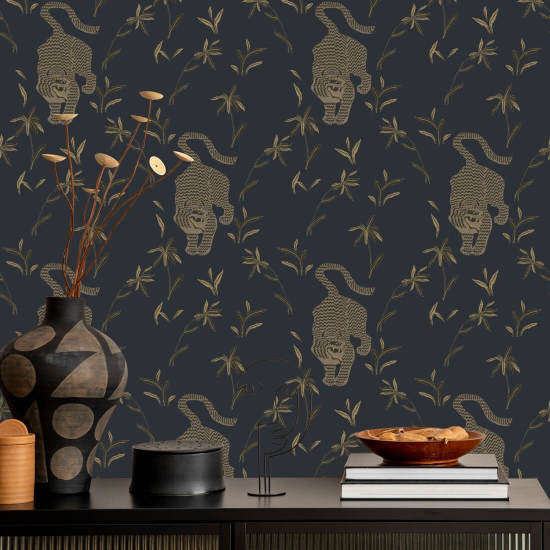 Stalkender Tiger Inkwell Hintergrundbild