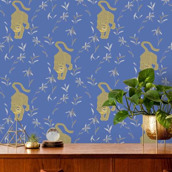 Stalkender Tiger Königliche Tapete