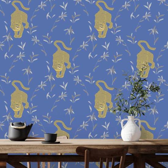 Tigre inseguitrice Carta da parati reale