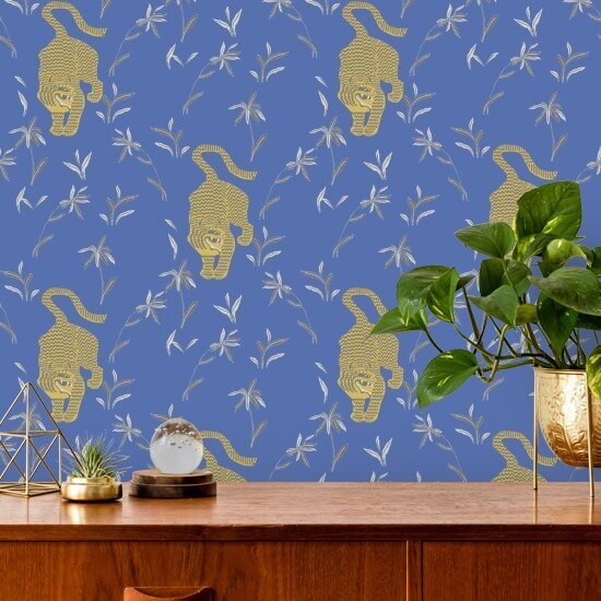 Stalkender Tiger Königliche Tapete