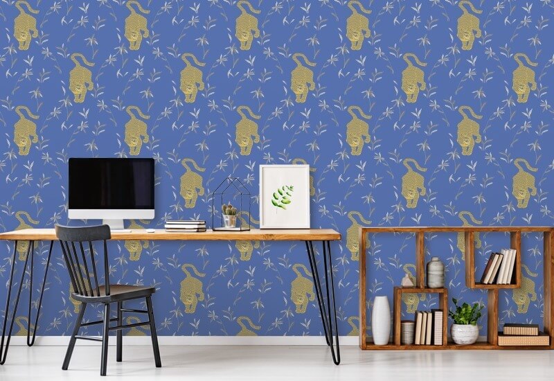 Tigre inseguitrice Carta da parati reale