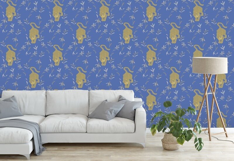 Stalkender Tiger Königliche Tapete