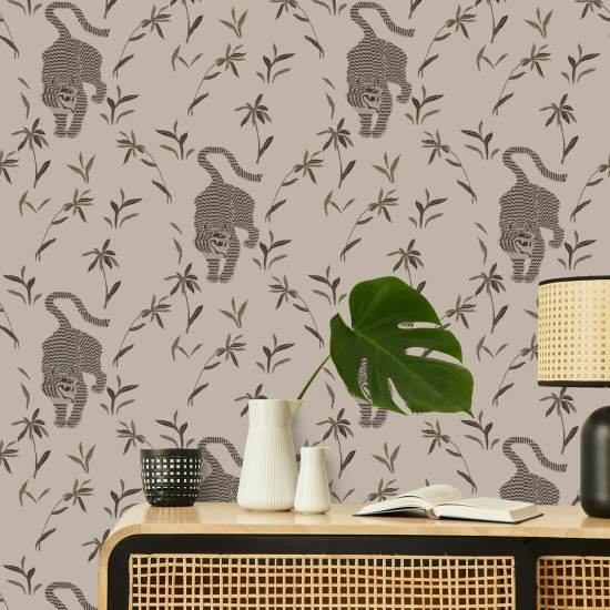 Forfølgelse af tiger Mandel Baggrund