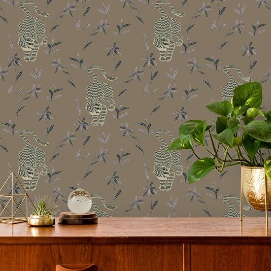 Vainoava tiikeri Cocoa Jungle Taustakuva