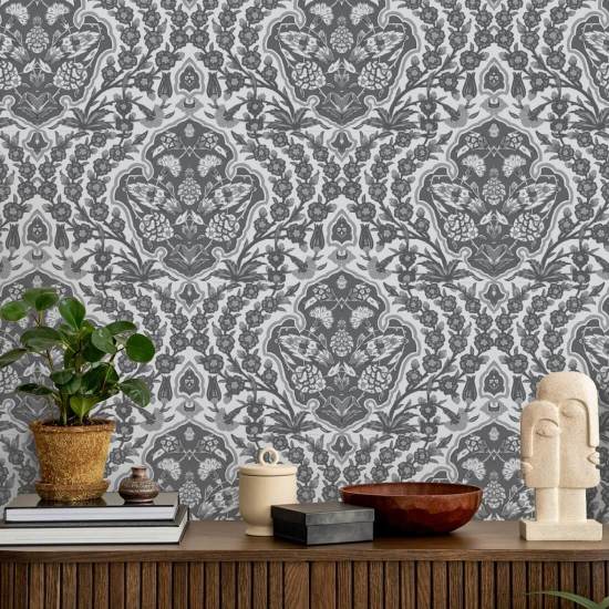 Otomano Grande Papel de parede Greys