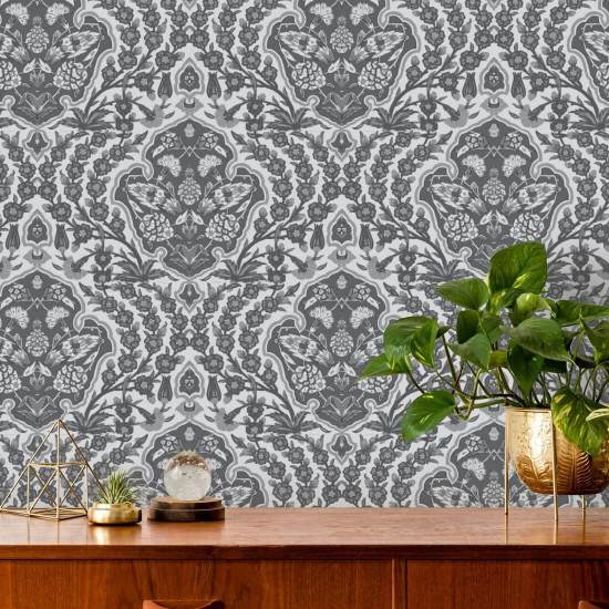 Ottoman Large Greys Wallpaper