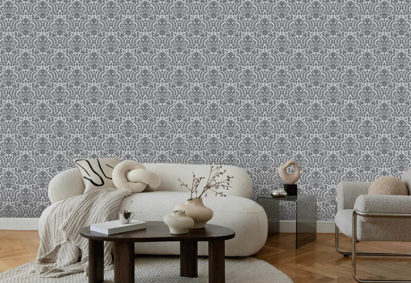 Ottoman Small Greys Wallpaper