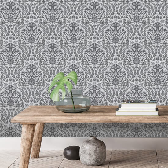 Ottoman Small Greys Wallpaper