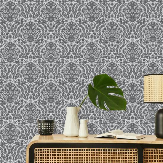 Ottoman Small Greys Wallpaper