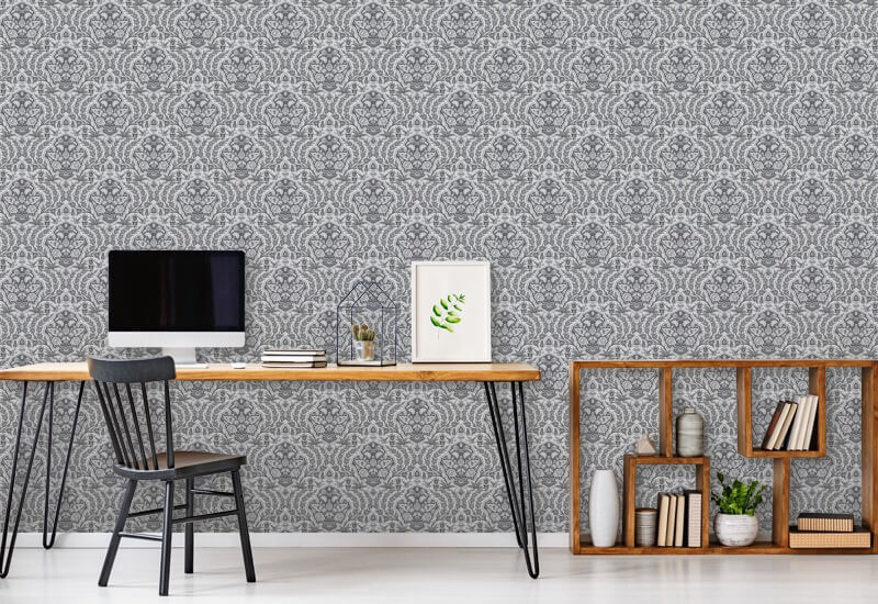 Ottoman Small Greys Wallpaper
