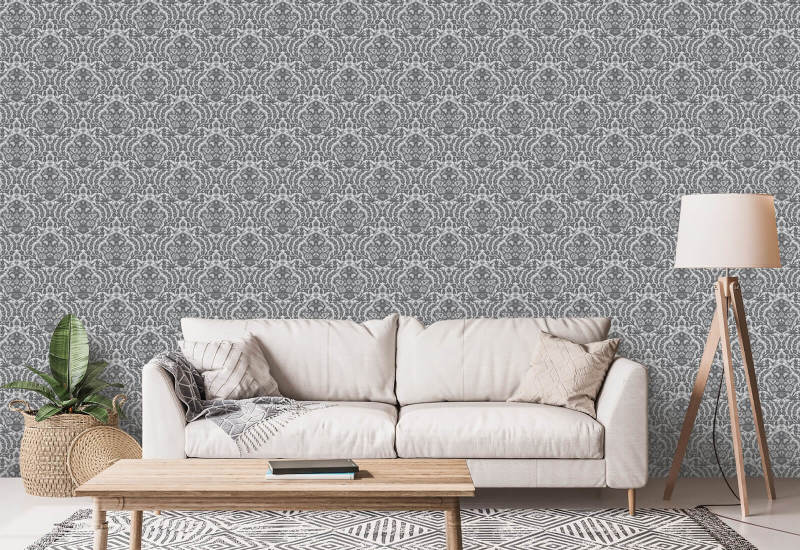 Ottoman Small Greys Wallpaper