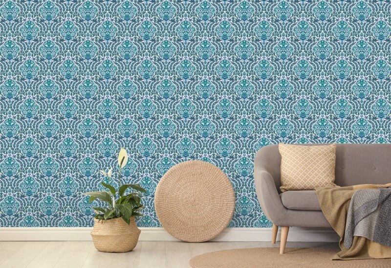 Pieni ottomaani Turkoosi taustakuva