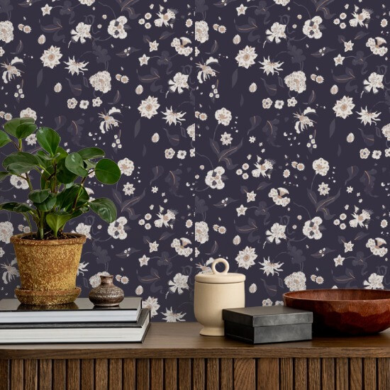 Bonheur floral Papier peint Currant