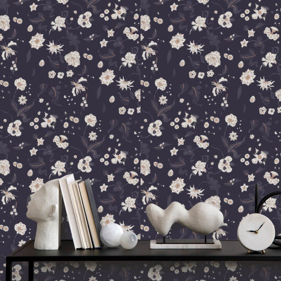 Floral Bliss Currant Baggrund