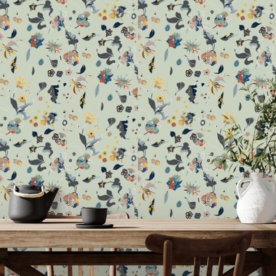 Floral Bliss Blandet tapet