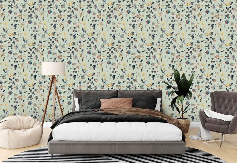 Floral Bliss Blandet tapet