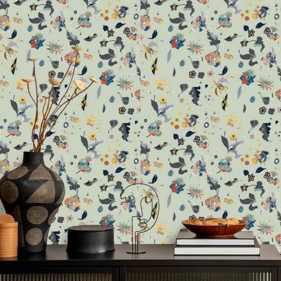 Floral Bliss Blandet Bakgrunn