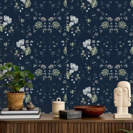 Encaje floral Fondo de pantalla de Deep Sea