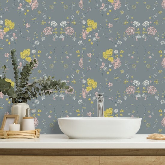 Kukkainen pitsi Kivi taustakuva