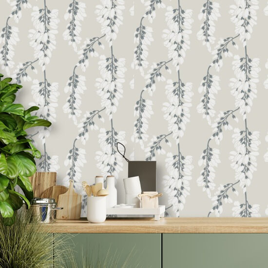 Wisteria kukka Pellava taustakuva