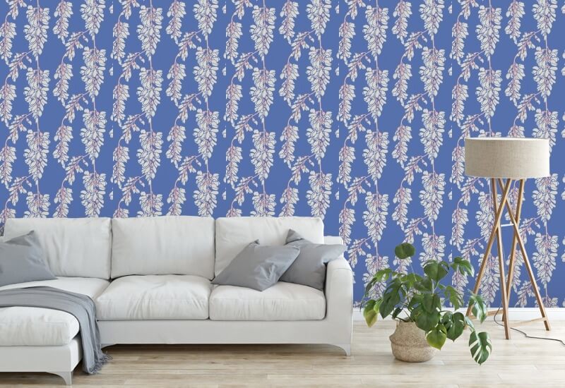 Blomsterblåregn Kongelig Bakgrunn