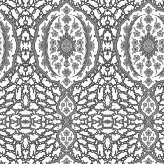Ottoman Jewel Greys Wallpaper