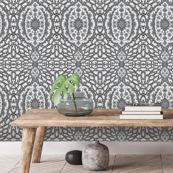 Jóia otomana Papel de parede Greys