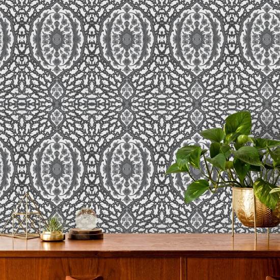 Bijou ottoman Papier peint Greys