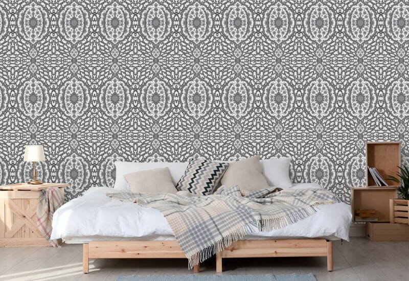 Osmansk juvel Grått Bakgrunn