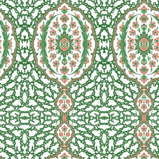 Osmanska juvel Kelly Green Bakgrund