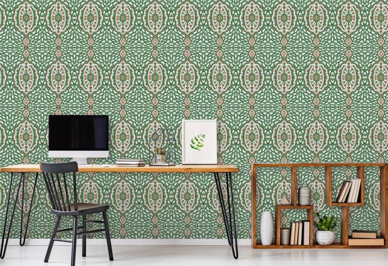 Osmanisches Juwel Kelly Green Hintergrundbild