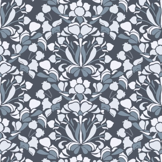 Snapdragon Blues &amp; Greys Wallpaper