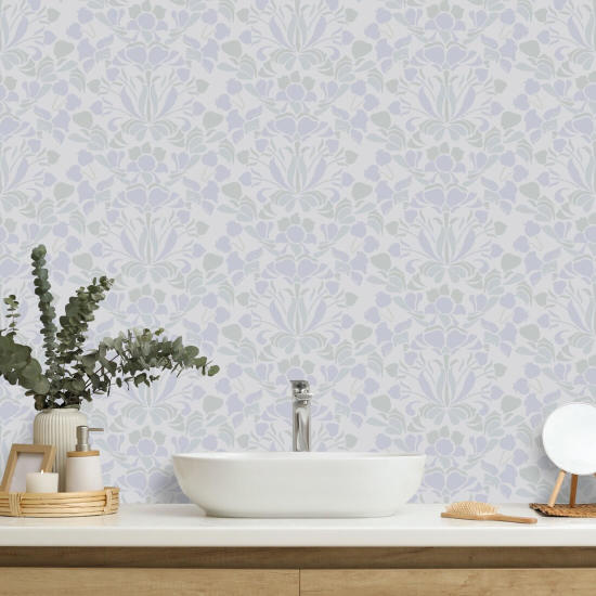 Muflier Papier peint floral Pale Lavender