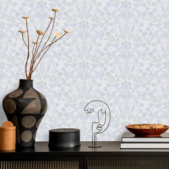 Muflier Papier peint floral Pale Lavender