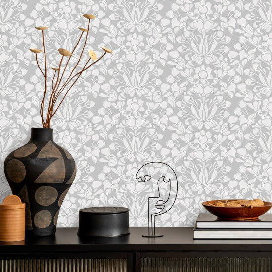 Snapdragon Pencil Floral Wallpaper