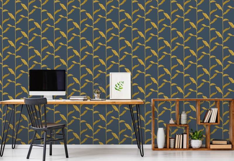 Tallos Fondo de pantalla floral Golden Night